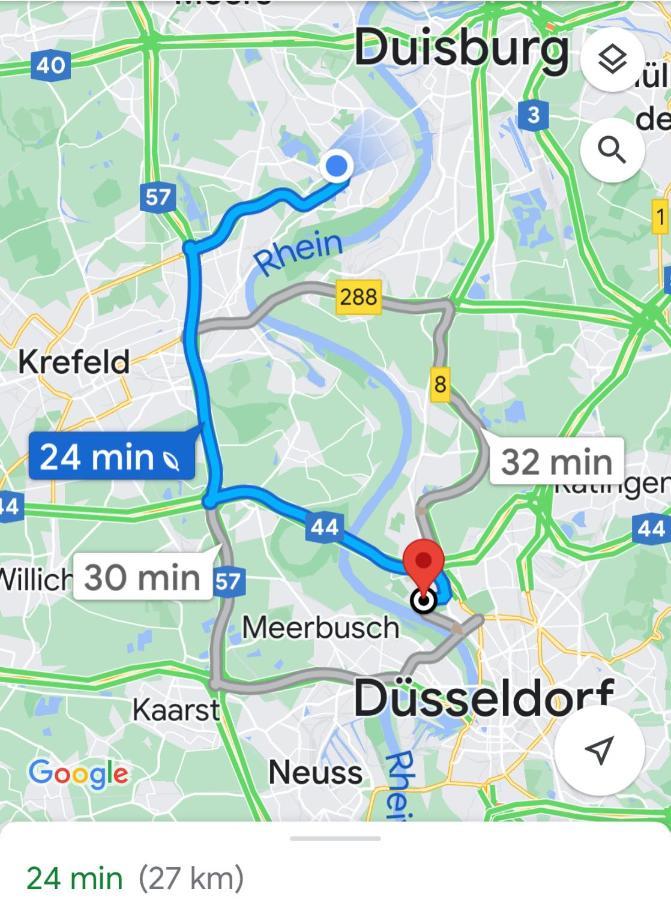 2 Rooms, Free Parking, 25 Min To Duesseldorf, 150 Mbps Wlan Duisburg Exterior foto